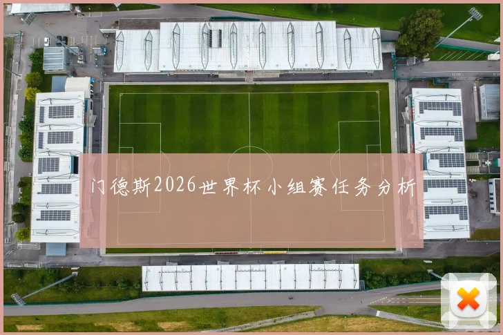 门德斯2026世界杯小组赛任务分析